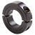 2C Series Steel 1.5 in Two Piece Clamping Collar