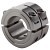 D2C Series Stainless Steel 1 in Two Piece Double Wide Clamping Collar