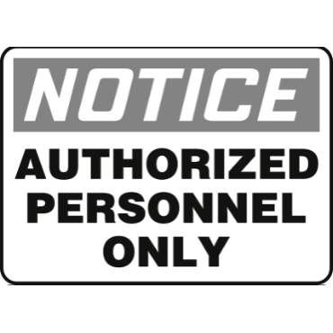 Accuform SignsMADMN12VA