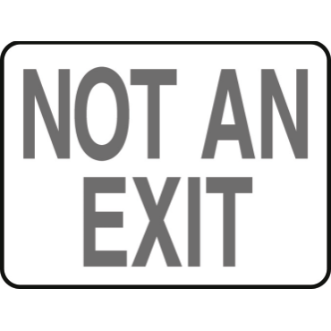 Accuform SignsMEXT09VA