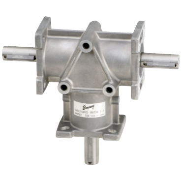 Aluminum Right Angle Bevel Gear Box