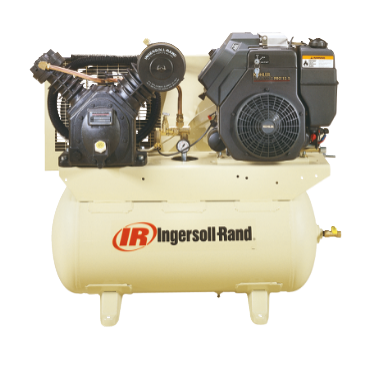 Ingersoll-Rand Co 2475F12 5G Portable Type-30 F-Series Two-Stage Gasoline Engine Driven Reciprocating Air Compressor Applied