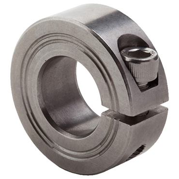 M1C Series Stainless Steel 25 mm One Piece Clamping Collar