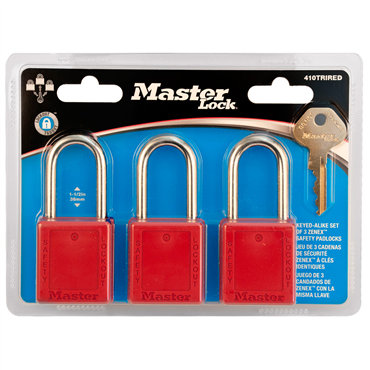 Master Lock410TRIRED