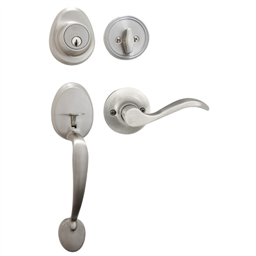 Handleset with Wave Lever & Deadbolt Door Lock - Residential