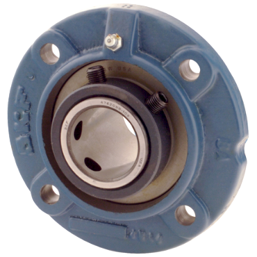 FYRP Series Heavy-Duty Cast Iron 4-Bolt Spherical Bearing Piloted Flange Unit