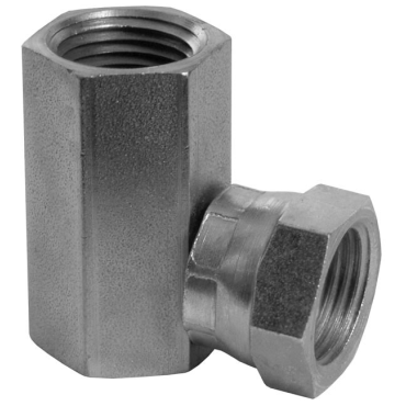90° Female NPTF x Female NPSM Swivel Nut Elbow