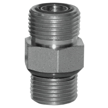 Male Flat Face x Male SAE O-ring Boss Connector