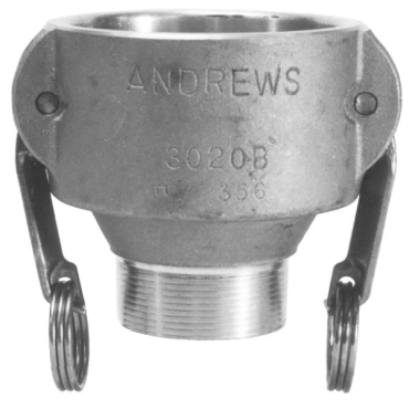 Cam & Groove Reducing Type B Coupler x Male NPT
