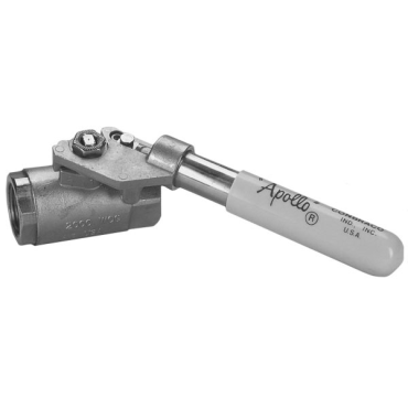 316 Stainless Steel Deadman Spring Return Handle Ball Valve