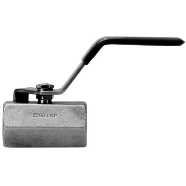 316 Stainless Steel Deadman Spring Return Handle Ball Valve