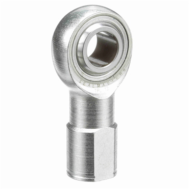Precision Left Hand Thread 3 pc Greasable Carbon Steel Race Female Rod End