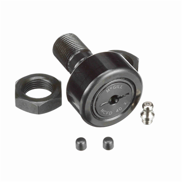 CAMROL® Cylindrical Bearing Steel Shielded Stud Mount Cam Follower