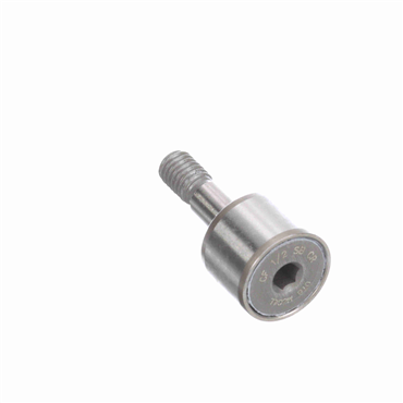 CAMROL® Cylindrical 440C Stainless Steel Sealed Stud Mount Cam Follower