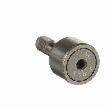 CAMROL® Cylindrical 440C Stainless Steel Sealed Stud Mount Cam Follower