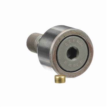 CAMROL® Cylindrical 440C Stainless Steel Sealed Stud Mount Cam Follower