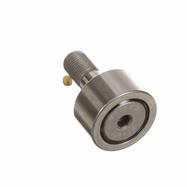 CAMROL® Cylindrical 440C Stainless Steel Sealed Stud Mount Cam Follower