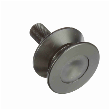 TRAKROL® V Groove Bearing Steel Sealed Stud Mount Track Roller