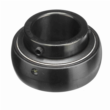 Mounted Black Oxide Set Screw Lock Ball Bearing Insert