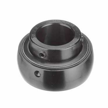 Mounted Black Oxide Set Screw Lock Ball Bearing Insert