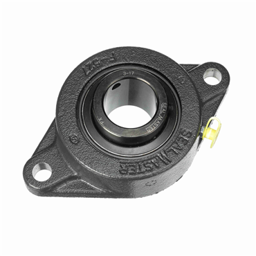 Cast Iron 2-Bolt Flange Setscrew Lock Medium Duty Flange Unit