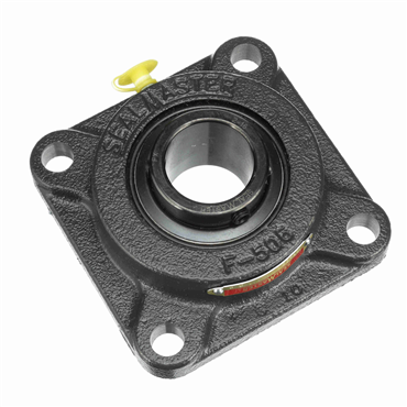 Cast Iron 4-Bolt Flange Setscrew Lock Standard Duty Flange Unit