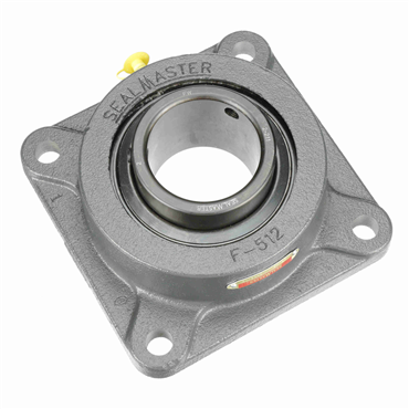 Cast Iron 4-Bolt Flange Setscrew Lock Standard Duty Flange Unit