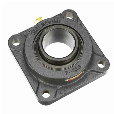 Cast Iron 4-Bolt Flange Setscrew Lock Standard Duty Flange Unit