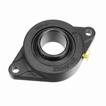 Cast Iron 2-Bolt Flange Setscrew Lock Standard Duty Flange Unit
