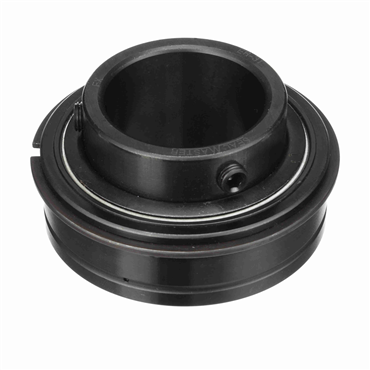 Black Oxide Coated Set Screw Lock Ball Bearing Insert
