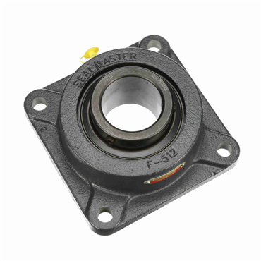 Cast Iron 4-Bolt Flange Setscrew Lock Medium Duty Flange Unit