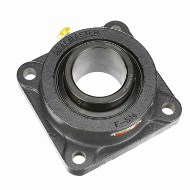 Cast Iron 4-Bolt Flange Setscrew Lock Medium Duty Flange Unit