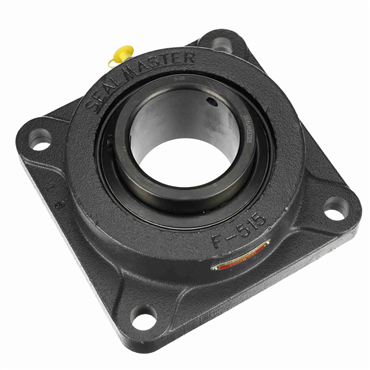 Cast Iron 4-Bolt Flange Setscrew Lock Medium Duty Flange Unit