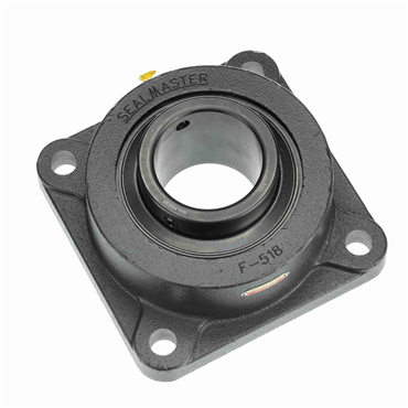Cast Iron 4-Bolt Flange Setscrew Lock Medium Duty Flange Unit