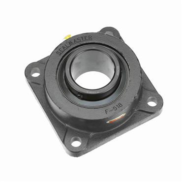 Cast Iron 4-Bolt Flange Setscrew Lock Medium Duty Flange Unit