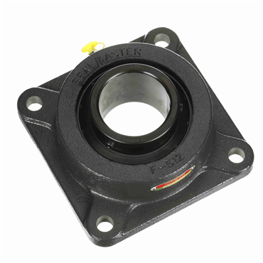 Cast Iron 4-Bolt Flange Setscrew Lock Standard Duty Flange Unit