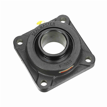Cast Iron 4-Bolt Flange Setscrew Lock Standard Duty Flange Unit