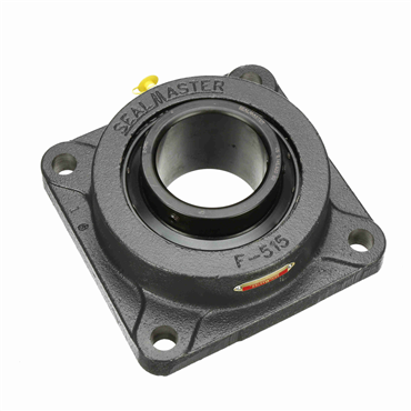 Cast Iron 4-Bolt Flange Setscrew Lock Medium Duty Flange Unit