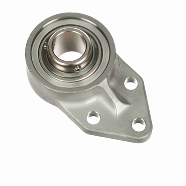 Stainless Steel 4.25 in Phosphorus Nickel Coating Set Screws Lock 3-Bolt Flange Bracket