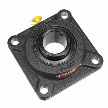 Cast Iron 4-Bolt Flange Setscrew Lock Standard Duty Flange Unit