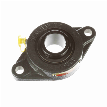 Cast Iron 2-Bolt Flange Setscrew Lock Standard Duty Flange Unit