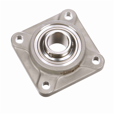 Stainless Steel 2-Bolt Flange Set Screws Lock Standard Duty Flange Unit