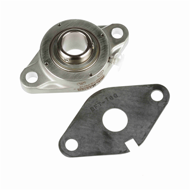 Stainless Steel 2-Bolt Flange Set Screws Lock Standard Duty Flange Unit