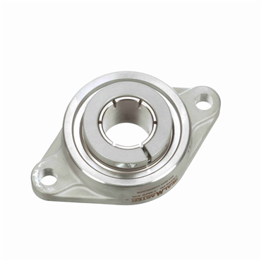Stainless Steel 2-Bolt Flange Concentric Lock Standard Duty Flange Unit