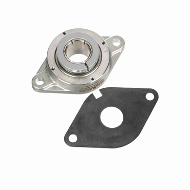 Stainless Steel 2-Bolt Flange Concentric Lock Standard Duty Flange Unit
