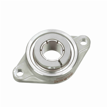 Stainless Steel 2-Bolt Flange Concentric Lock Standard Duty Flange Unit