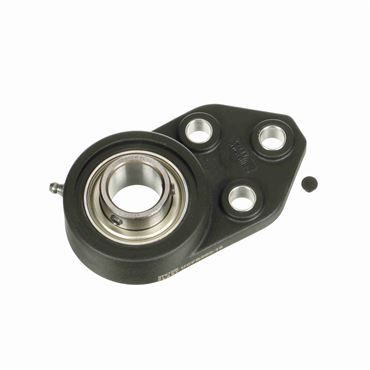 Polyamide Setscrew Locking 3-Bolt Flange Bracket