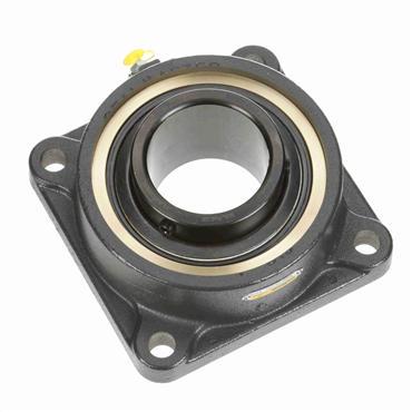 Cast Iron 4-Bolt Flange Setscrew Lock Medium Duty Flange Unit