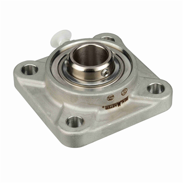 Stainless Steel 4-Bolt Flange Set Screws Lock Standard Duty Flange Unit