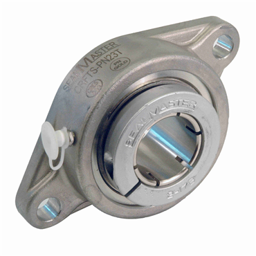Stainless Steel 2-Bolt Flange Concentric Lock Standard Duty Flange Unit